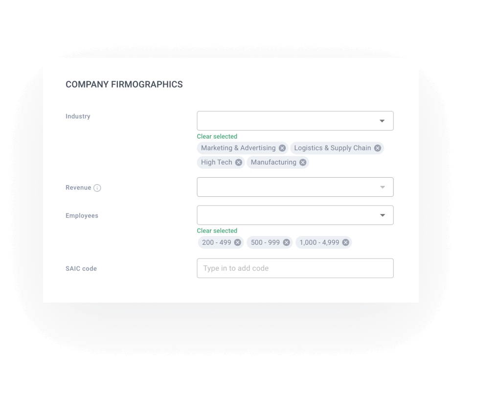 MetadataONE audience targeting interface
